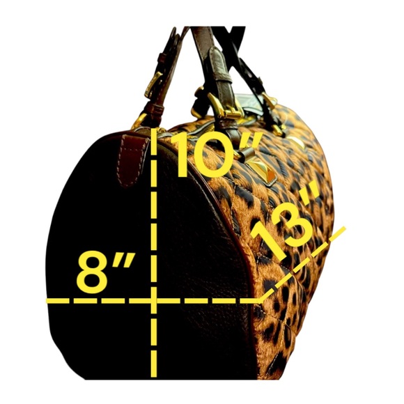 Michael Kors Leopard Satchel - Picture 4 of 13